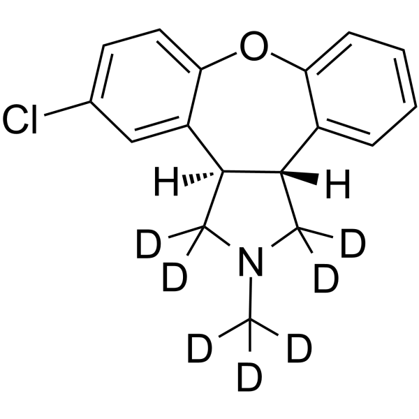 Asenapine-d7 Chemical Structure Asenapine-d7(Synonyms: Org 5222-d7)