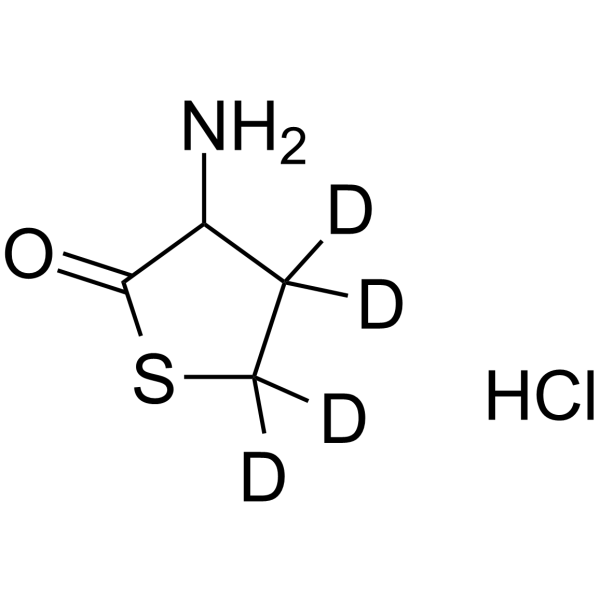 DL-Homocysteine thiolactone-d4 hydrochloride Chemical Structure DL-Homocysteine thiolactone-d4 hydrochloride