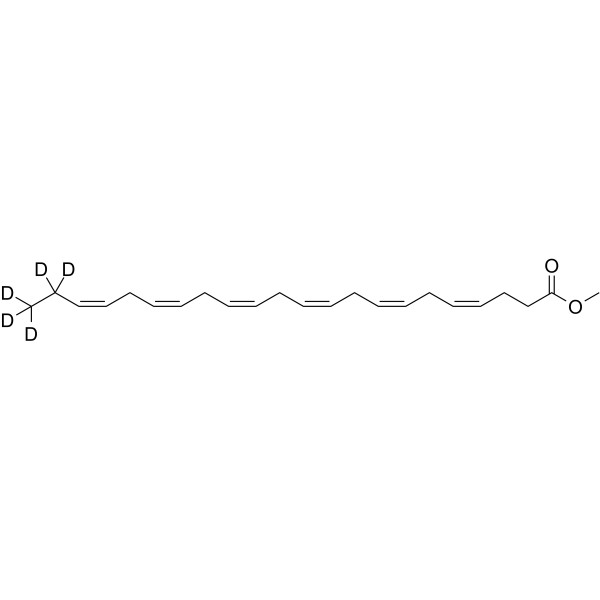 Docosahexaenoic acid-d5 methyl ester(Synonyms: Methyl docosahexaenoate-d5;  all cis-DHA methyl ester-d5)