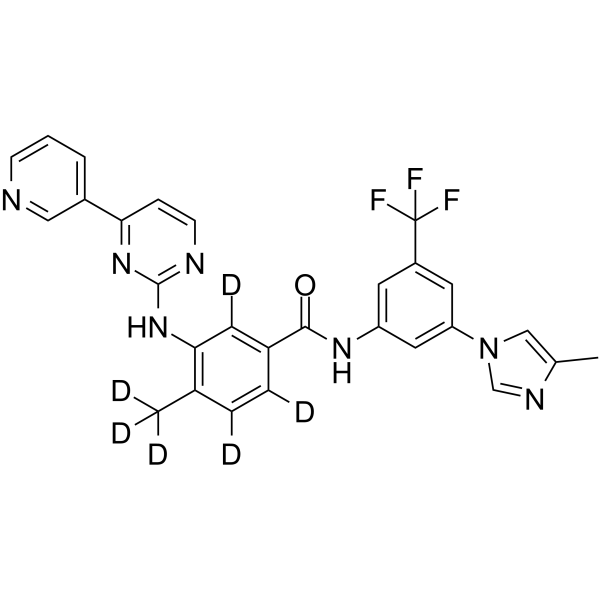 Nilotinib-d6(Synonyms: AMN107-d6)