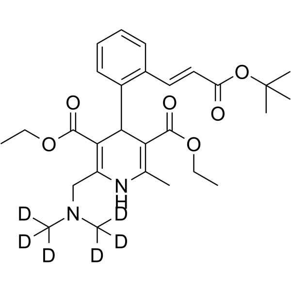 Teludipine-d6 Chemical Structure Teludipine-d6