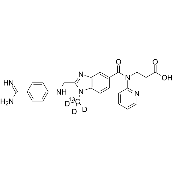 Dabigatran-13C,d3(Synonyms: BIBR 953-13C,d3;  BIBR 953ZW-13C,d3)