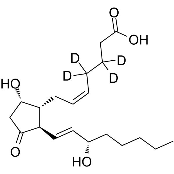 Prostaglandin D2-d4 Chemical Structure Prostaglandin D2-d4(Synonyms: PGD2-d4)