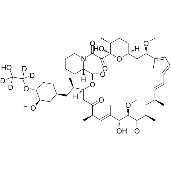Everolimus-d4 Chemical Structure Everolimus-d4(Synonyms: RAD001-d4; SDZ-RAD-d4)