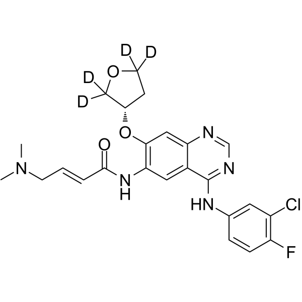 Afatinib-d4 Chemical Structure Afatinib-d4(Synonyms: BIBW 2992-d4)