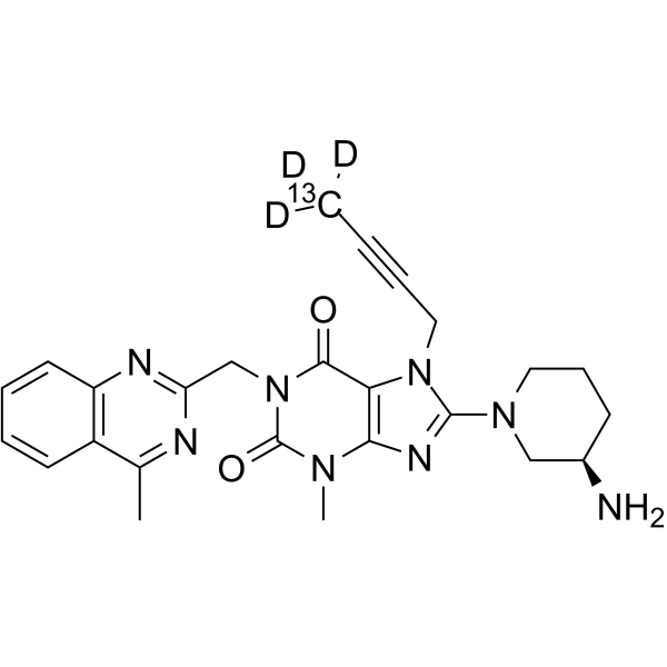 Linagliptin-13C,d3(Synonyms: BI 1356-13C,d3)