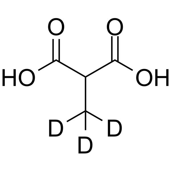 Methylmalonic acid-d3 Chemical Structure Methylmalonic acid-d3(Synonyms: Methylpropanedioic acid-d3; Methylmalonate-d3)