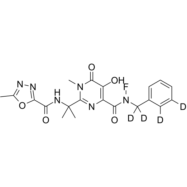 Raltegravir-d4 Chemical Structure Raltegravir-d4