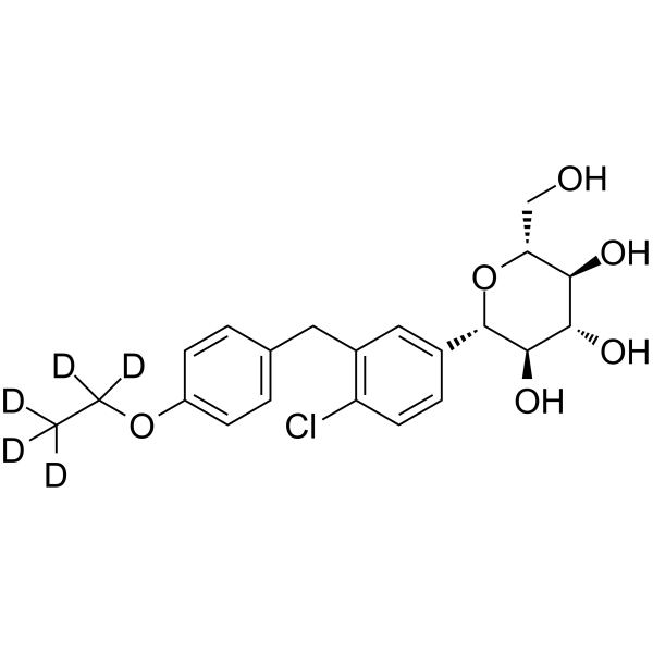 Dapagliflozin-d5 Chemical Structure Dapagliflozin-d5(Synonyms: BMS-512148-d5)
