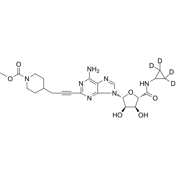 Evodenoson-d4 Chemical Structure Evodenoson-d4(Synonyms: ATL 313-d4; DE 112-d4)