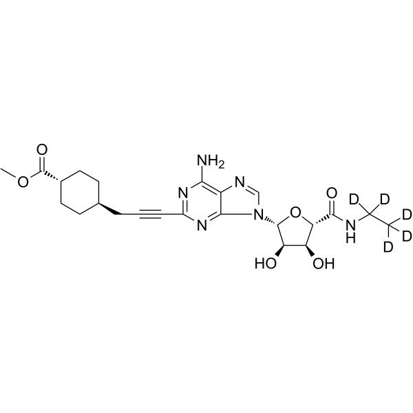 Apadenoson-d5 Chemical Structure Apadenoson-d5(Synonyms: BMS 068645-d5; DWH 146e-d5)