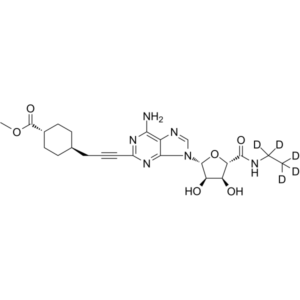 Apadenoson-d5(Synonyms: BMS 068645-d5;  DWH 146e-d5)