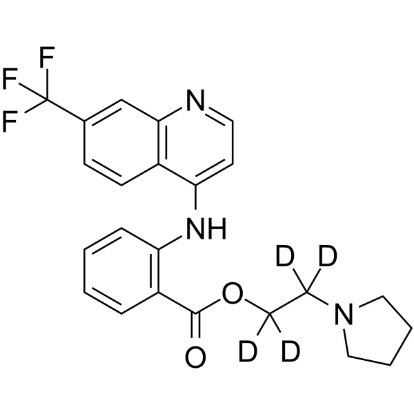 Florifenine-d4 Chemical Structure Florifenine-d4