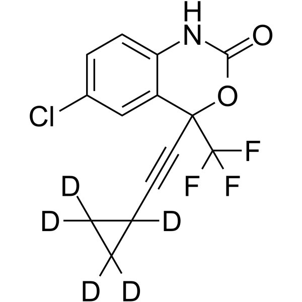 (Rac)-Efavirenz-d5 Chemical Structure (Rac)-Efavirenz-d5