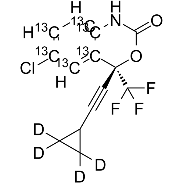 Efavirenz-13C6(Synonyms: DMP 266-13C6;  EFV-13C6;  L-743726-13C6)