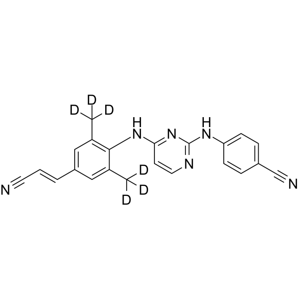 Rilpivirine-d6(Synonyms: 利匹韦林 d6)