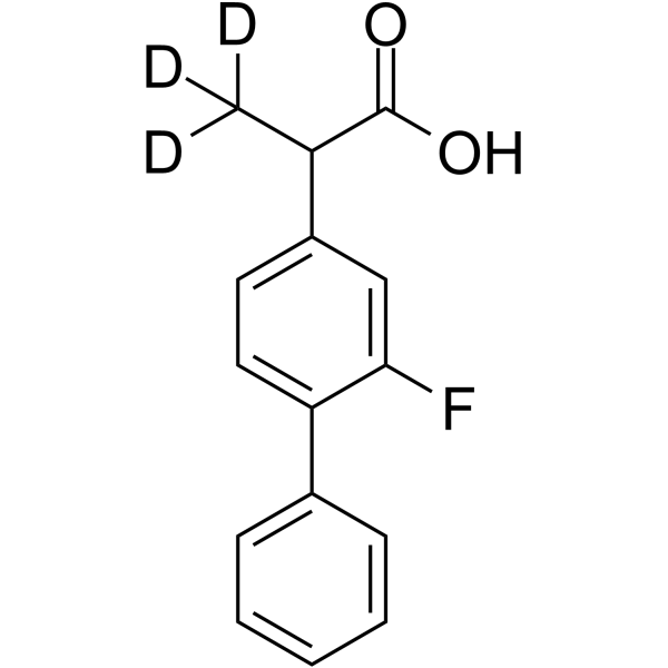 Flurbiprofen-d3 Chemical Structure Flurbiprofen-d3(Synonyms: dl-Flurbiprofen-d3)