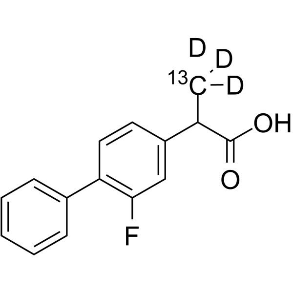 Flurbiprofen-13C,d3(Synonyms: dl-Flurbiprofen-13C,d3)