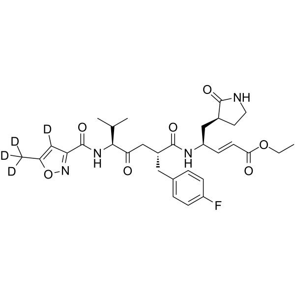 Rupintrivir-d4 Chemical Structure Rupintrivir-d4(Synonyms: AG7088-d4)