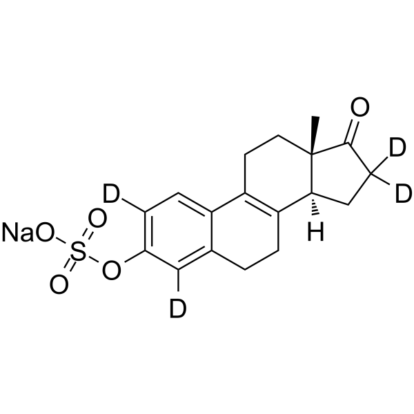 delta8,9-Dehydro estrone-d4 Sodium Chemical Structure delta8,9-Dehydro estrone-d4 Sodium