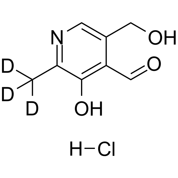 Pyridoxal-d3 hydrochloride Chemical Structure Pyridoxal-d3 hydrochloride