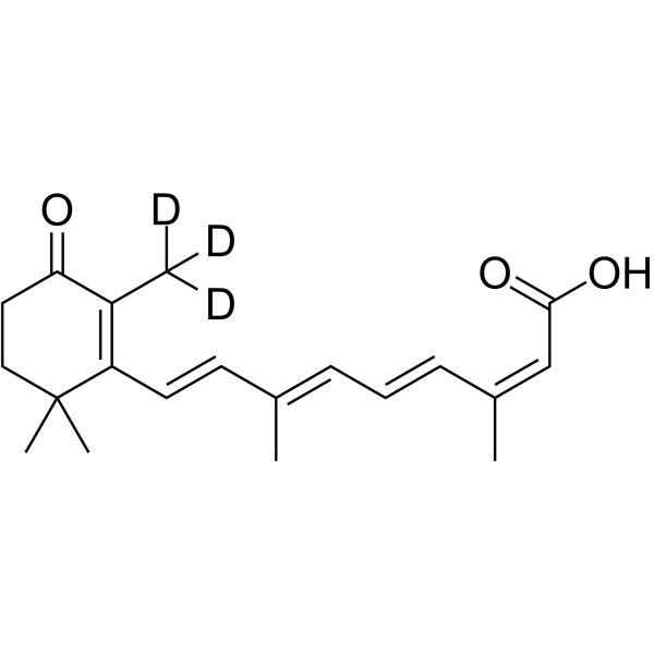 13-cis-4-Oxoretinoic acid-d3(Synonyms: 4-Keto 13-cis-retinoic acid-d3;  4-Oxoisotretinoin-d3)