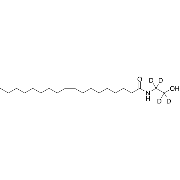 Oleoylethanolamide-d4(Synonyms: N-Oleoylethanolamide-d4;  Oleamide MEA-d4;  Oleic acid monoethanolamide-d4)