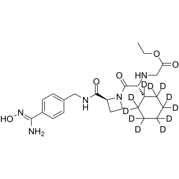 Ximelagatran-d11 Chemical Structure Ximelagatran-d11(Synonyms: H 376/95-d11)