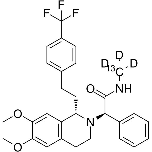 Almorexant-13C,d3 Chemical Structure Almorexant-13C,d3(Synonyms: ACT 078573-13C,d3)