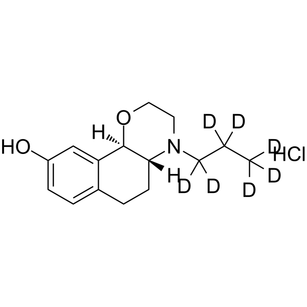 Naxagolide-d7 hydrochloride Chemical Structure Naxagolide-d7 hydrochloride