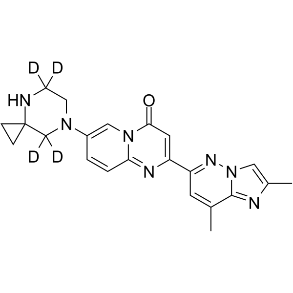 Risdiplam-d4 Chemical Structure Risdiplam-d4