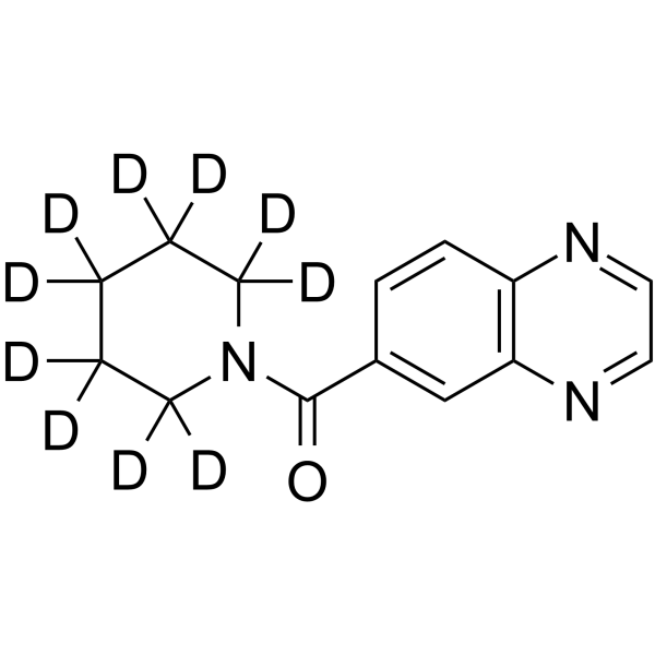 CX516-d10 Chemical Structure CX516-d10(Synonyms: BDP 12-d10)
