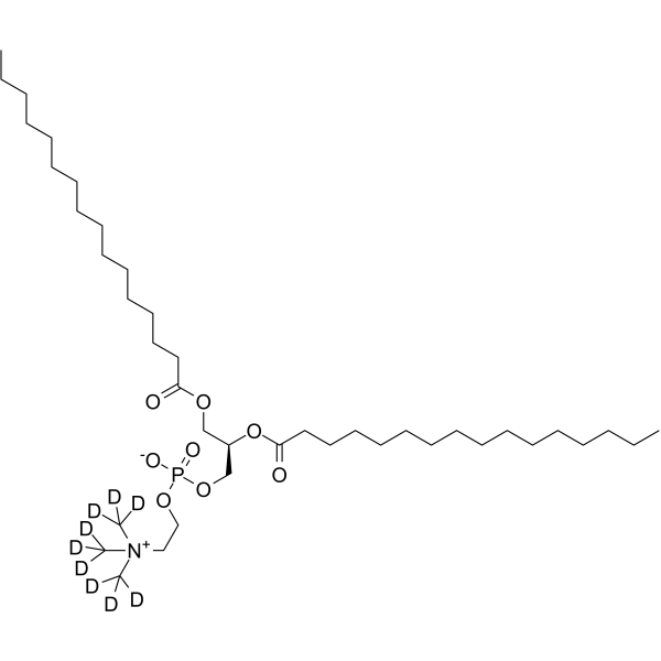 DPPC-d9-1 Chemical Structure DPPC-d9-1(Synonyms: 129Y83-d9-1)
