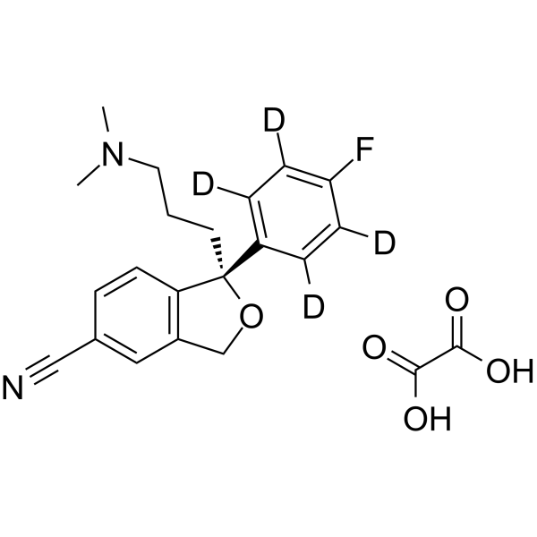 (R)-Citalopram-d4 oxalate