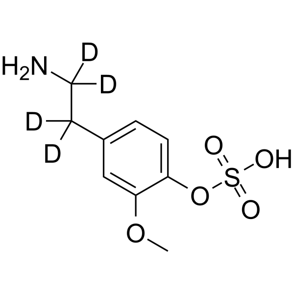 3-Methoxytyramine sulfate-d4