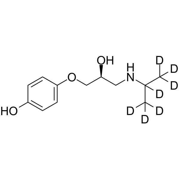 Prenalterol-d7 Chemical Structure Prenalterol-d7