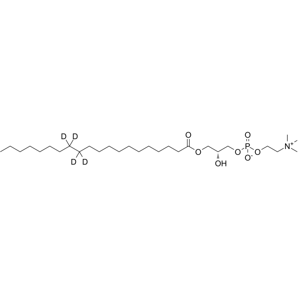 1-Arachidoyl-sn-glycero-3-phosphocholine-d4 Chemical Structure 1-Arachidoyl-sn-glycero-3-phosphocholine-d4