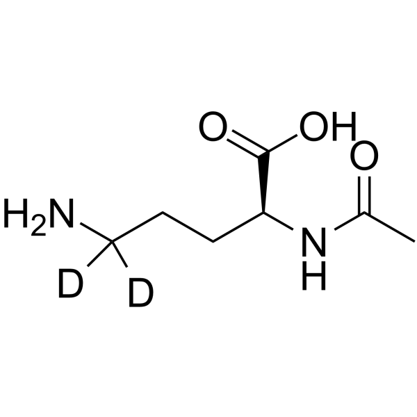 N-Acetylornithine-d2 Chemical Structure N-Acetylornithine-d2