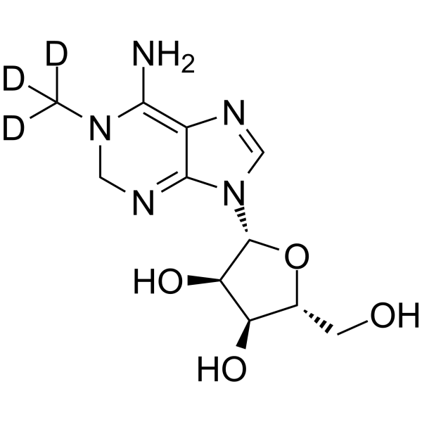 1-Methyladenosine-d3 Chemical Structure 1-Methyladenosine-d3