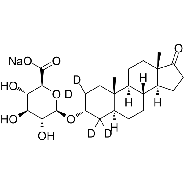 Androsterone glucuronide-d4 sodium