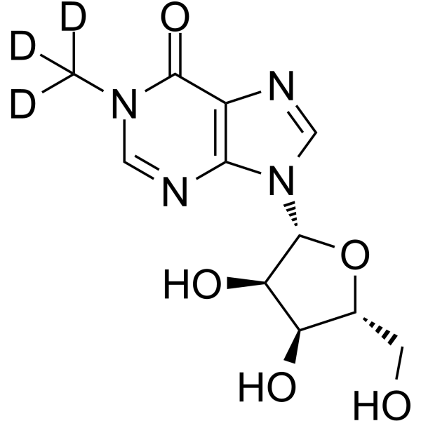 1-Methylinosine-d3 Chemical Structure 1-Methylinosine-d3(Synonyms: N1-Methylinosine-d3)