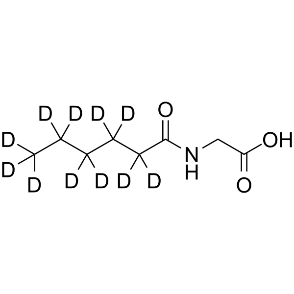 Hexanoylglycine-d11 Chemical Structure Hexanoylglycine-d11