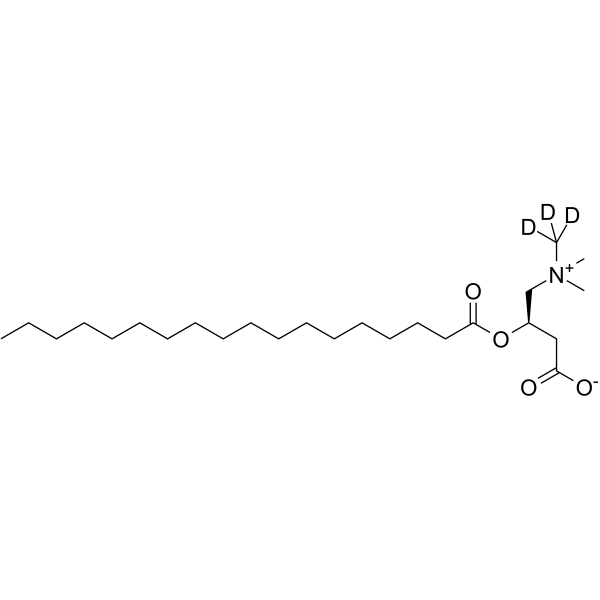 Stearoyl-L-carnitine-d3 Chemical Structure Stearoyl-L-carnitine-d3