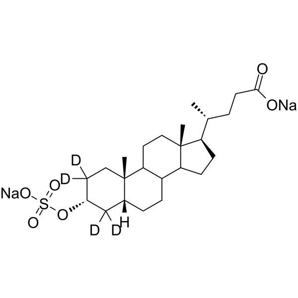 Lithocholic acid 3-sulfate-d4 disodium(Synonyms: Sulfolithocholic acid-d4 disodium)