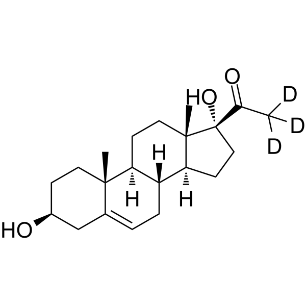 17a-Hydroxypregnenolone-d3 Chemical Structure 17a-Hydroxypregnenolone-d3