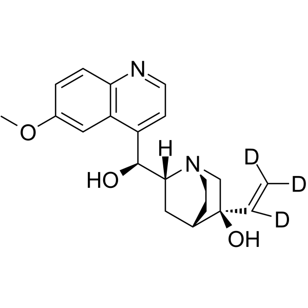 (3S)-3-Hydroxy quinidine-vinyl-d3 Chemical Structure (3S)-3-Hydroxy quinidine-vinyl-d3