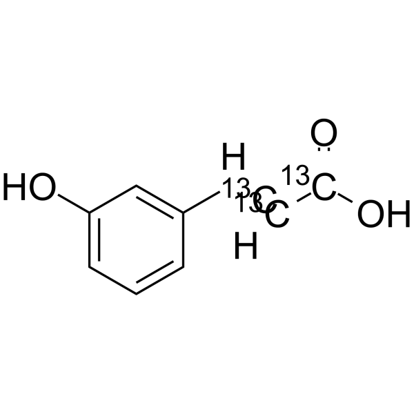 m-Coumaric acid-13C3 Chemical Structure m-Coumaric acid-13C3