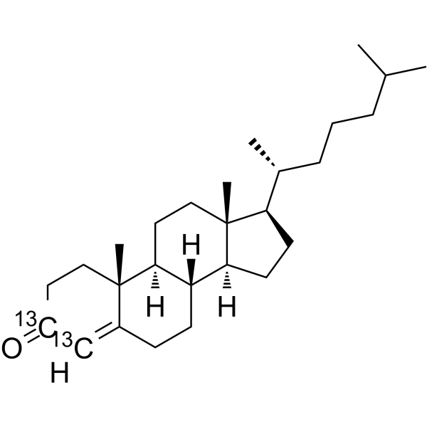 Cholestenone-13C2(Synonyms: 4-Cholesten-3-one-13C2)