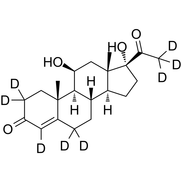 21-Deoxycortisol-d8 Chemical Structure 21-Deoxycortisol-d8