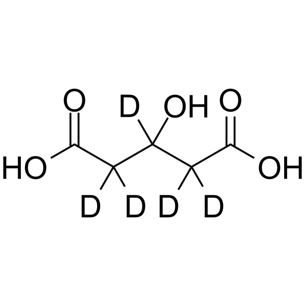 3-Hydroxyglutaric acid-d5 Chemical Structure 3-Hydroxyglutaric acid-d5
